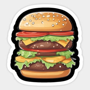 Hamburger Lover Sticker